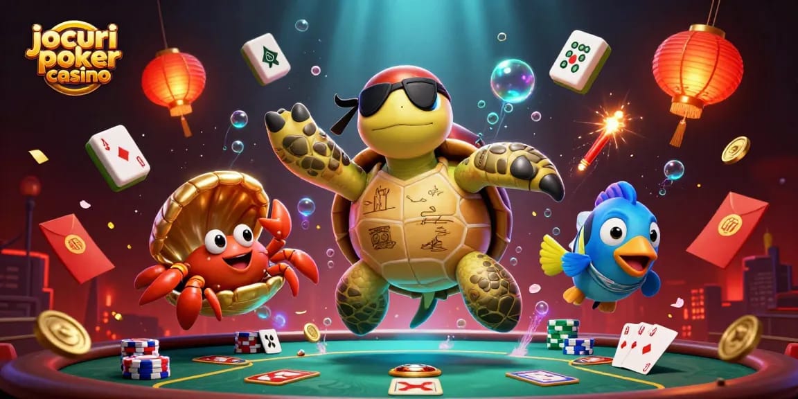 Joacă jocuri poker casino alături de personaje fantastice, cu distracție și câștiguri mari.