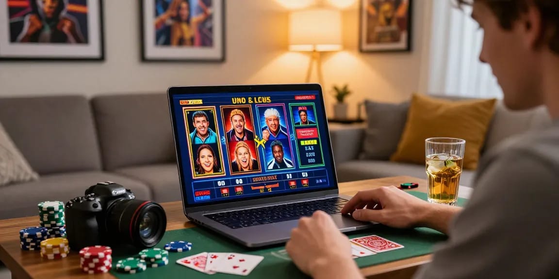 UK player enjoying a gaming experience at https://dea.org.uk with exciting slots and live games in a cozy setup