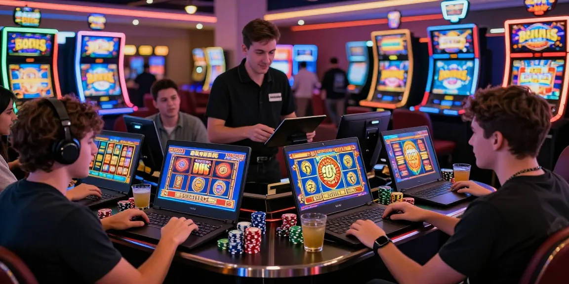 Players enjoying Bonus Buy slots at chagency.co.uk's top-rated online casinos, showcasing vibrant graphics and interactive gameplay.
