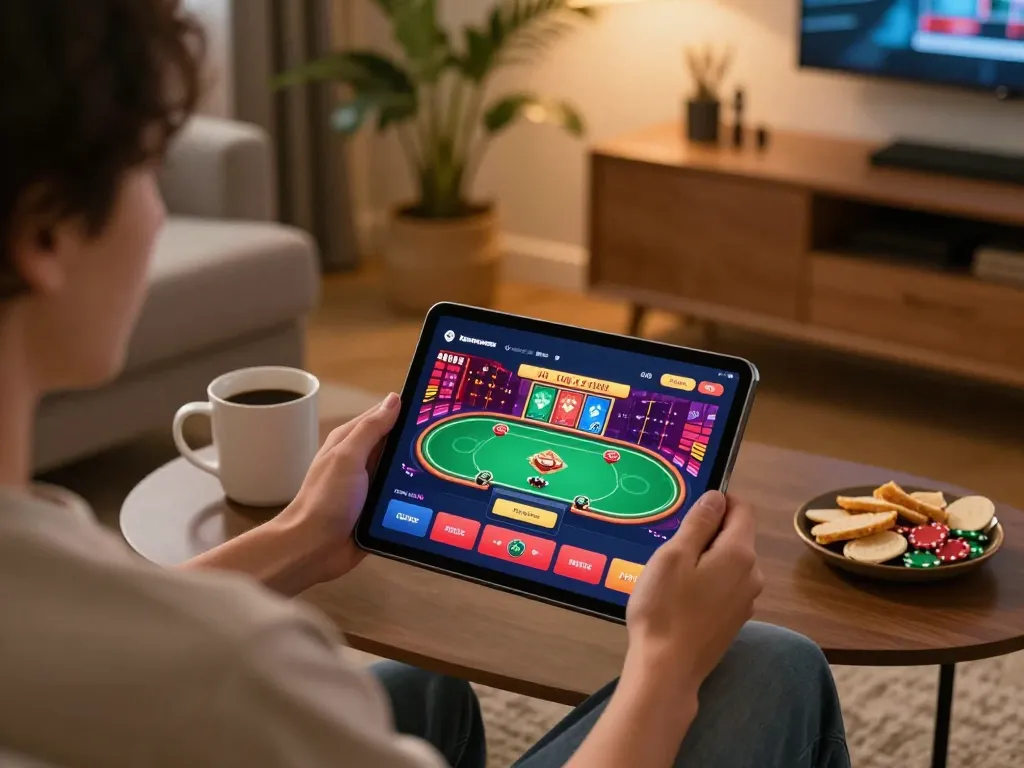 Engaging with a reputable online casino app, ensuring safety with Nhà cái uy tín.