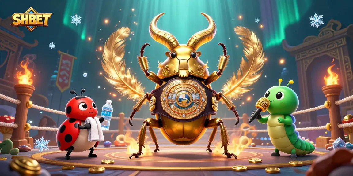 Experience big wins at SHBET with a dynamic, colorful casino gaming illustration featuring cartoon characters.