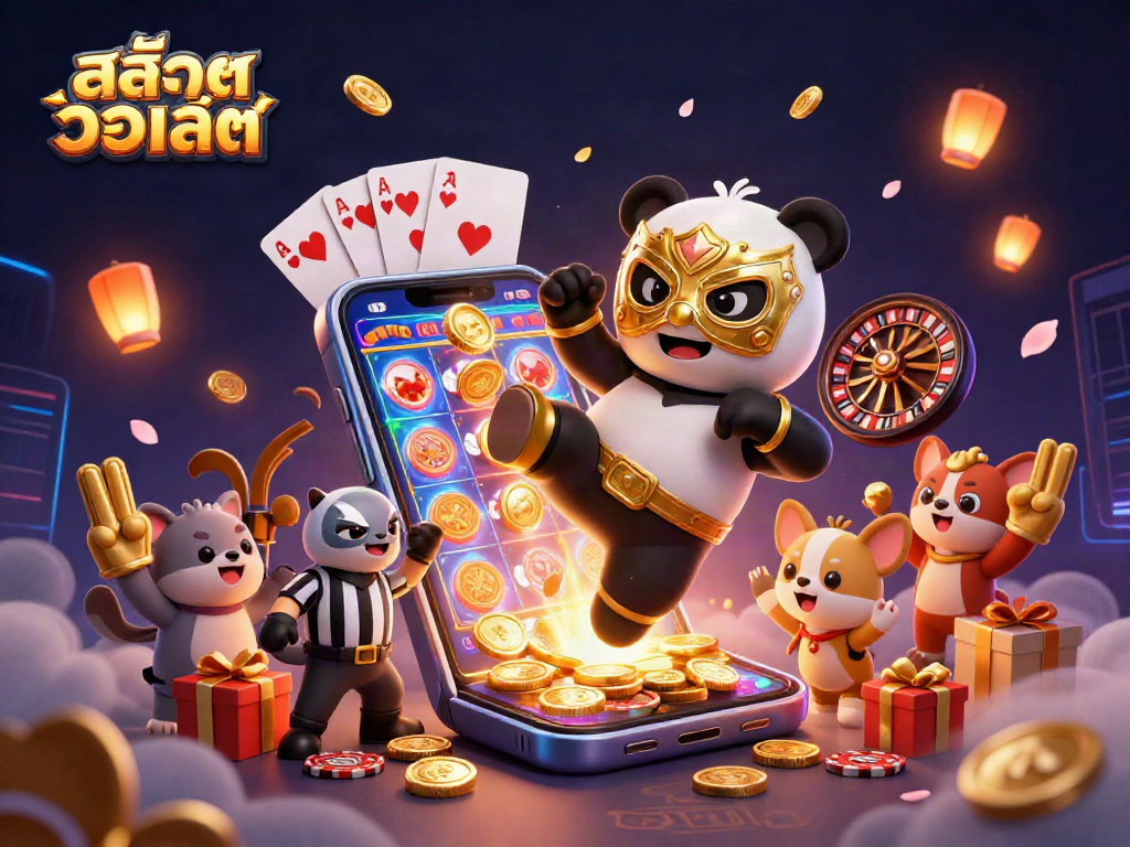 Engage withสล็อตวอเลท through exciting slot games that burst with colors and action.