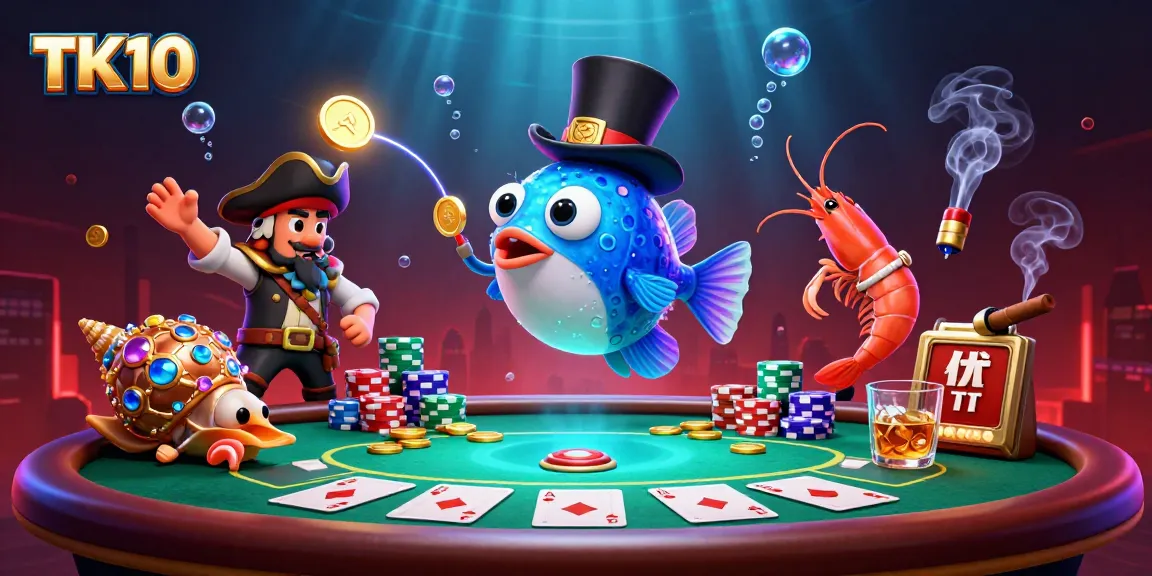 Experience exciting gameplay at TK10 with vibrant characters and a dynamic casino setting.