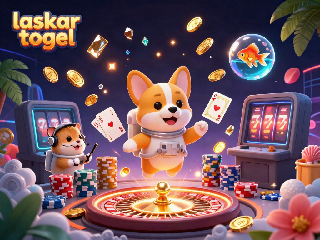 Experience thrilling gameplay in laskar togel's casino-inspired adventure with animated characters and vibrant visuals.