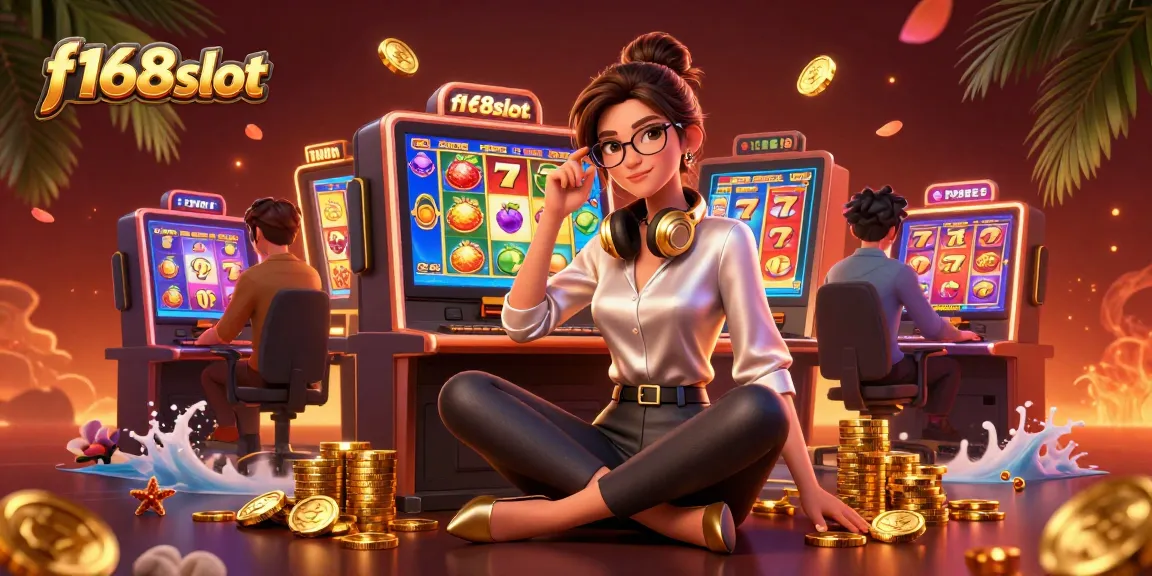 Experience the thrill of slots at f168slot with exciting casino visuals and vibrant game action.
