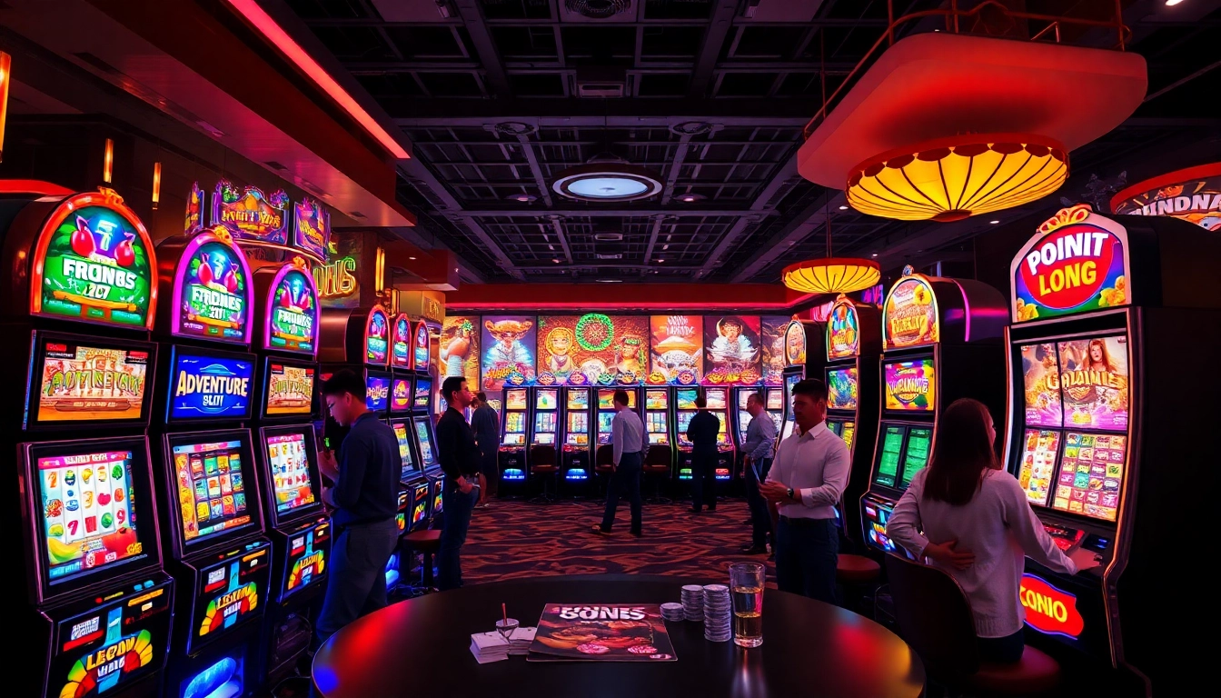 Menangkan slot game dengan keseruan mesin slot penuh warna di kasino.