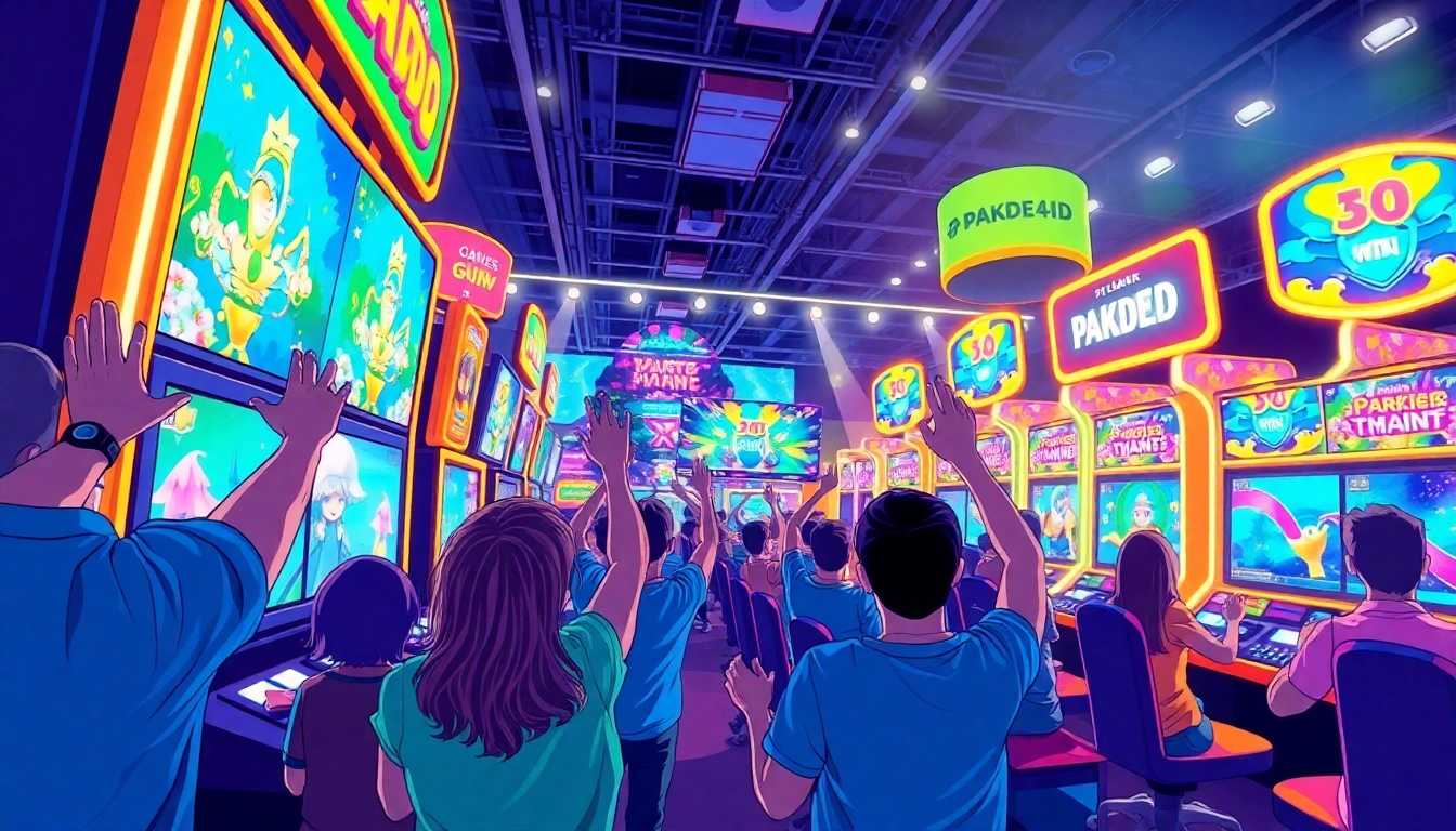 Nikmati keseruan bermain PAKDE4D game dengan pemain antusias di suasana meriah.