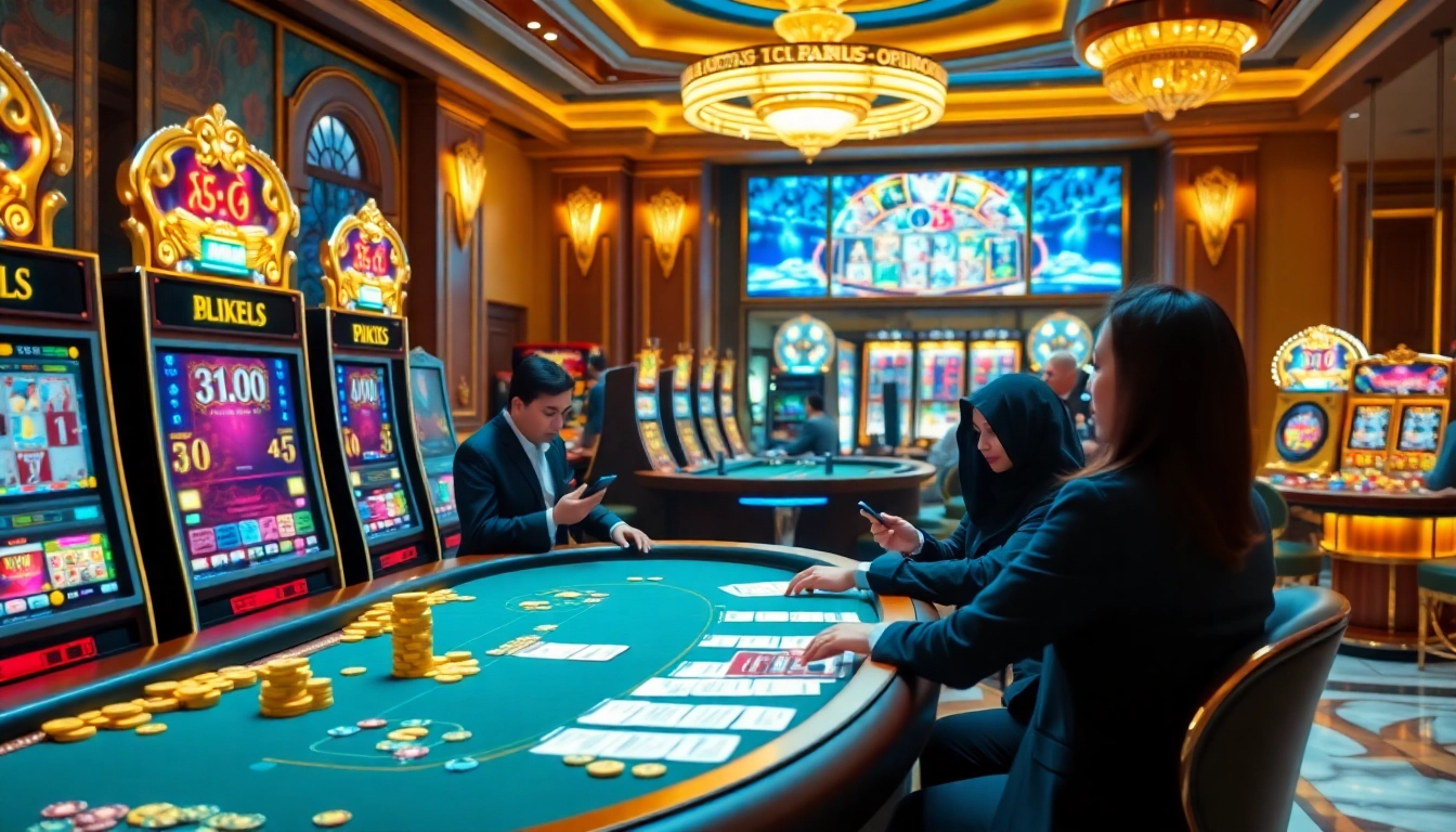 Experience the thrill of slot88 with vibrant slot machines and engaging gameplay in a luxurious casino environment.