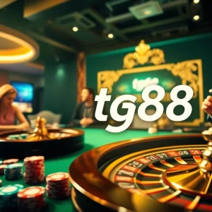 Experience the thrill of casino gaming with tg88 engaging poker players at vibrant tables.