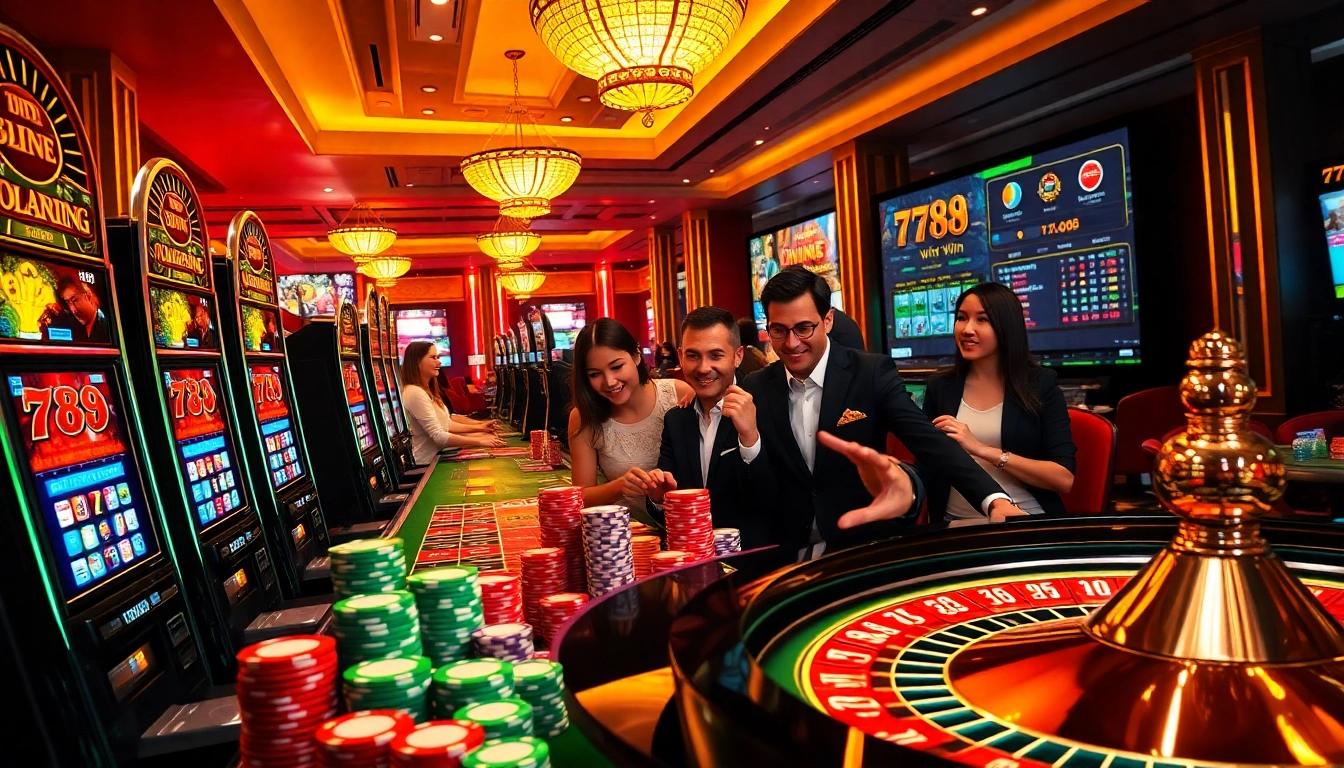 Experience the thrill of winning at 789 win with vibrant slot machines and exciting casino tables.